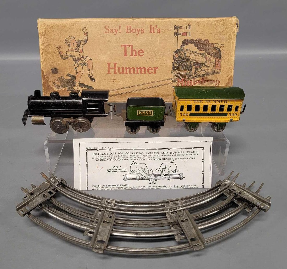 Boxed Prewar American Flyer The Hummer train set (1 of 13)