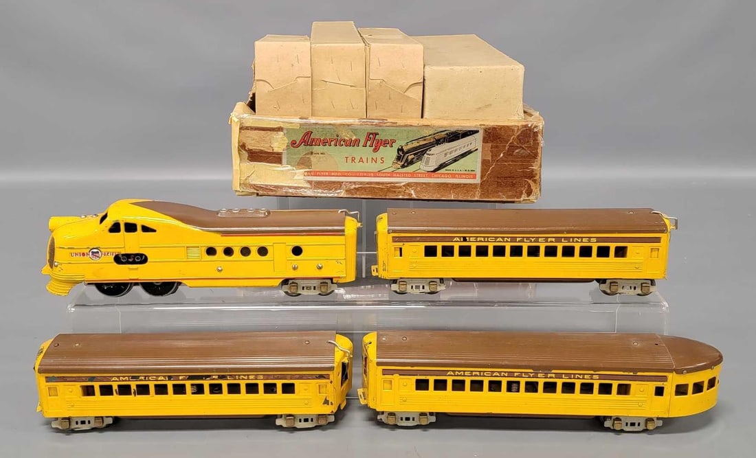 American Flyer prewar O 1730 City of Denver set in original boxes (1 of 16)