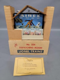 Postwar Lionel 334 Dispatching Board accessory in original box