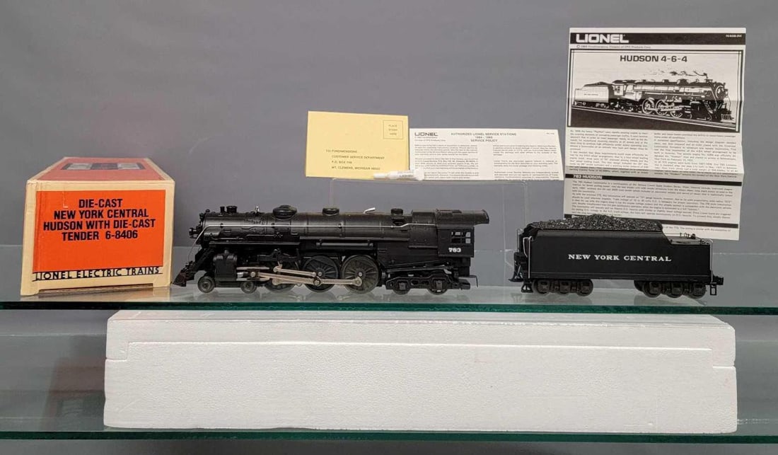 Mint Lionel modern O 783 New York Central Hudson steam locomotive in original box 8406 (1 of 11)
