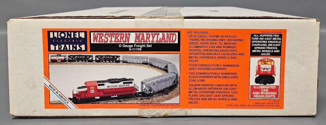 Unopened Lionel modern O 11749 Western Maryland freight set (1 of 6)