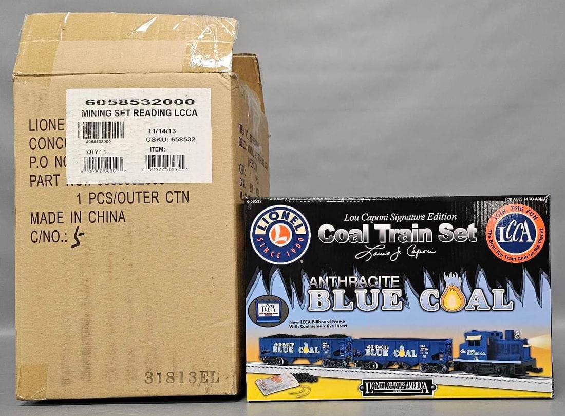Mint Lionel modern O 58532 Coal Train Set in original box (1 of 5)