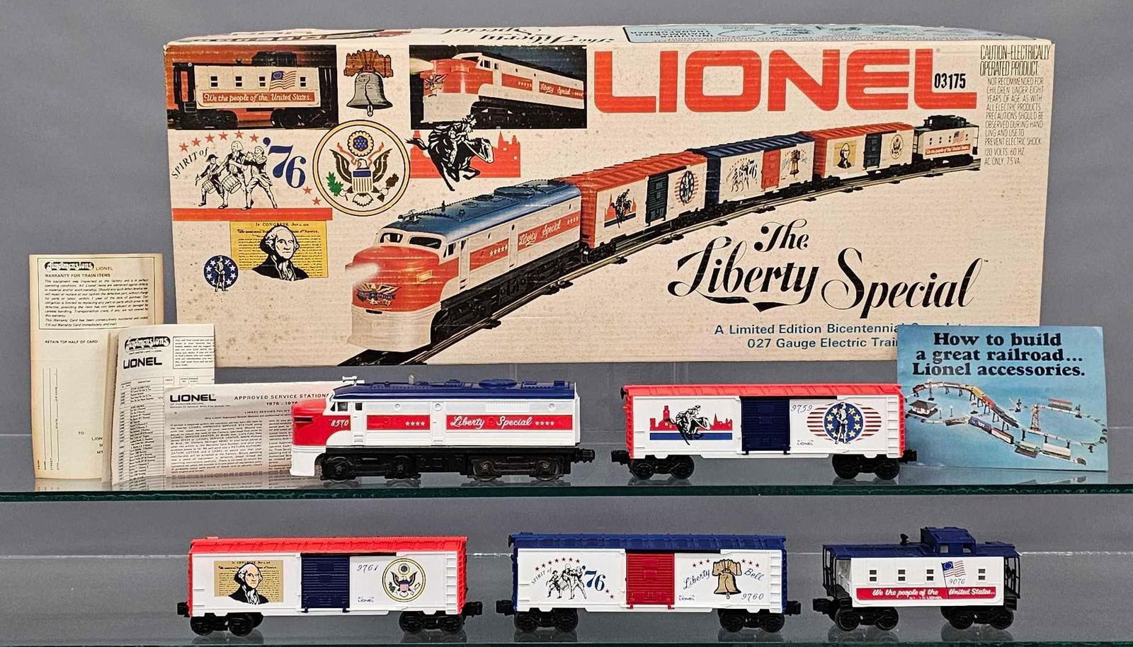 Lionel modern O 1577 The Libery Special bicentennial diesel freight set (1 of 11)