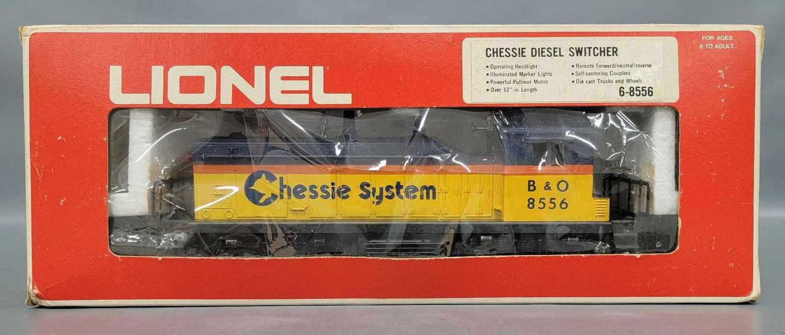 Lionel MPC era O gauge 8556 Chessie NW-2 diesel switcher in original box (1 of 11)