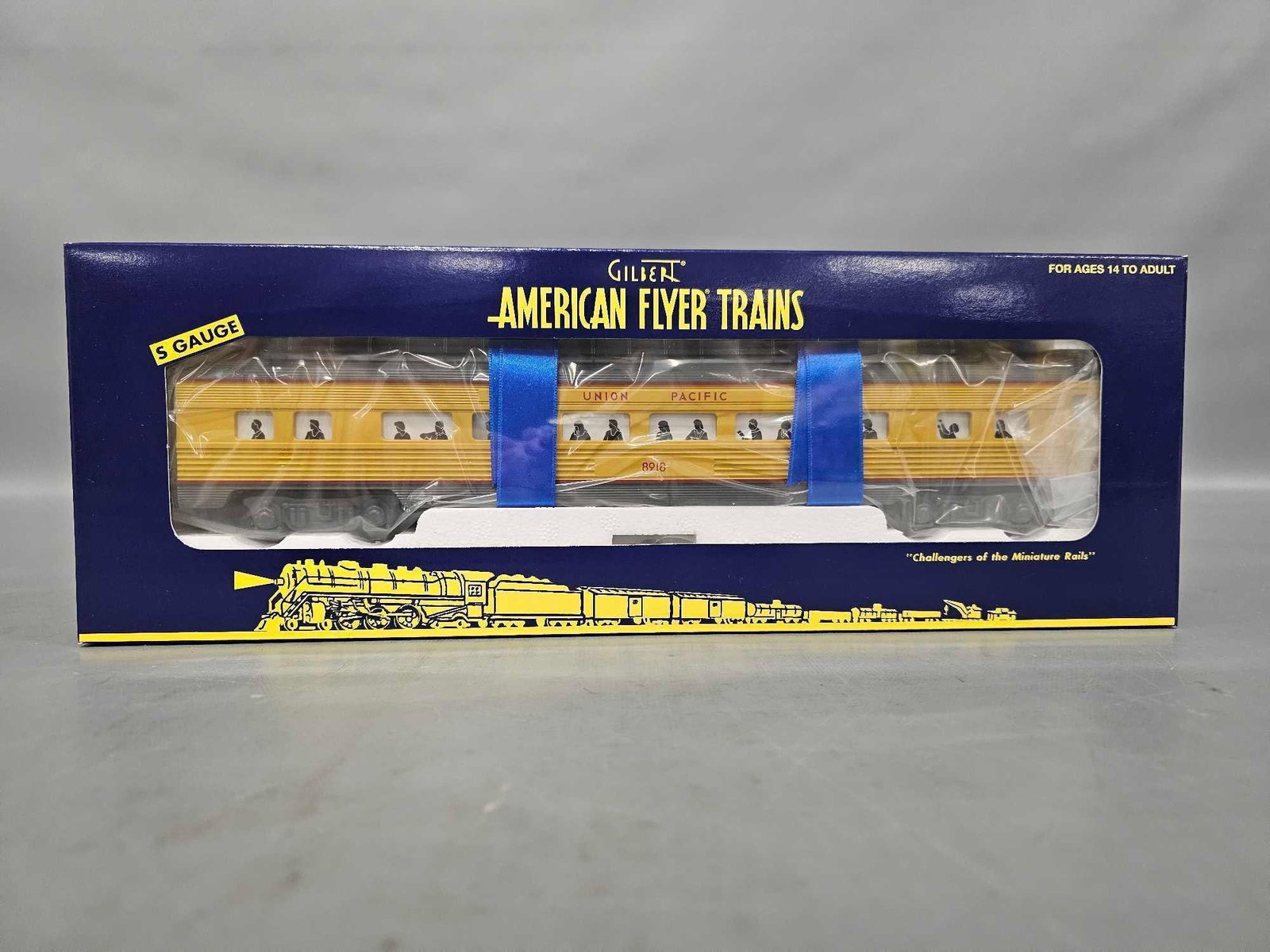 Mint LTI American Flyer S gauge49941Union Pacific full vista dome car: Mint LTI American Flyer 49941Union Pacific full vista dome car, C10 in a near mint original box.