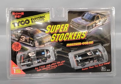 Tyco Electric Racing Super Stockers Slot Car and Truck Set