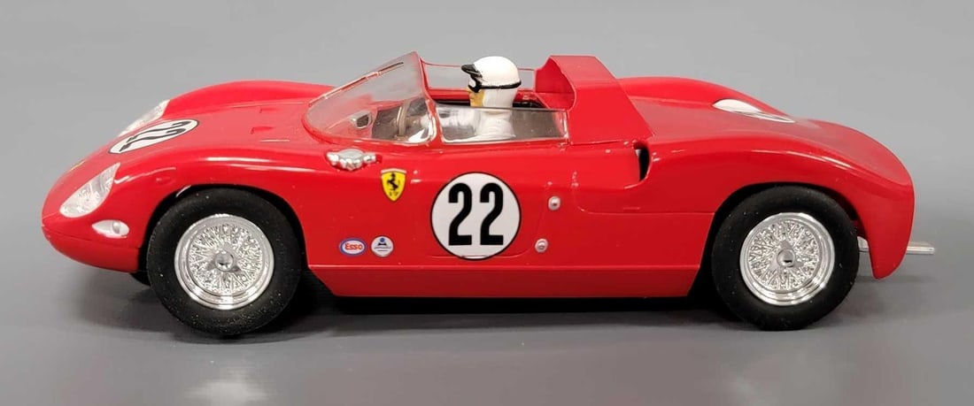 Modern Revell Ferrari 250 LM #22 1:32 Scale Slot Car: Modern Revell Ferrari 250 LM #22 1:32 Scale Slot Car, used and in very good to excellent condition, tested and works perfectly.