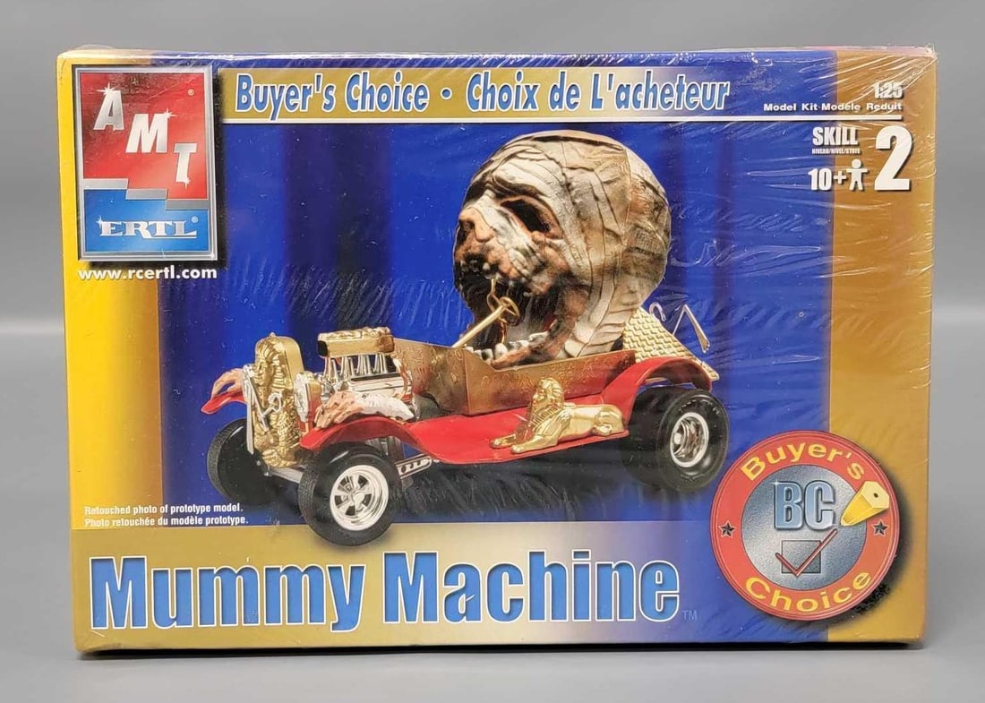 Factory sealed AMT Ertl Mummy Machine Model Kit (1 of 6)