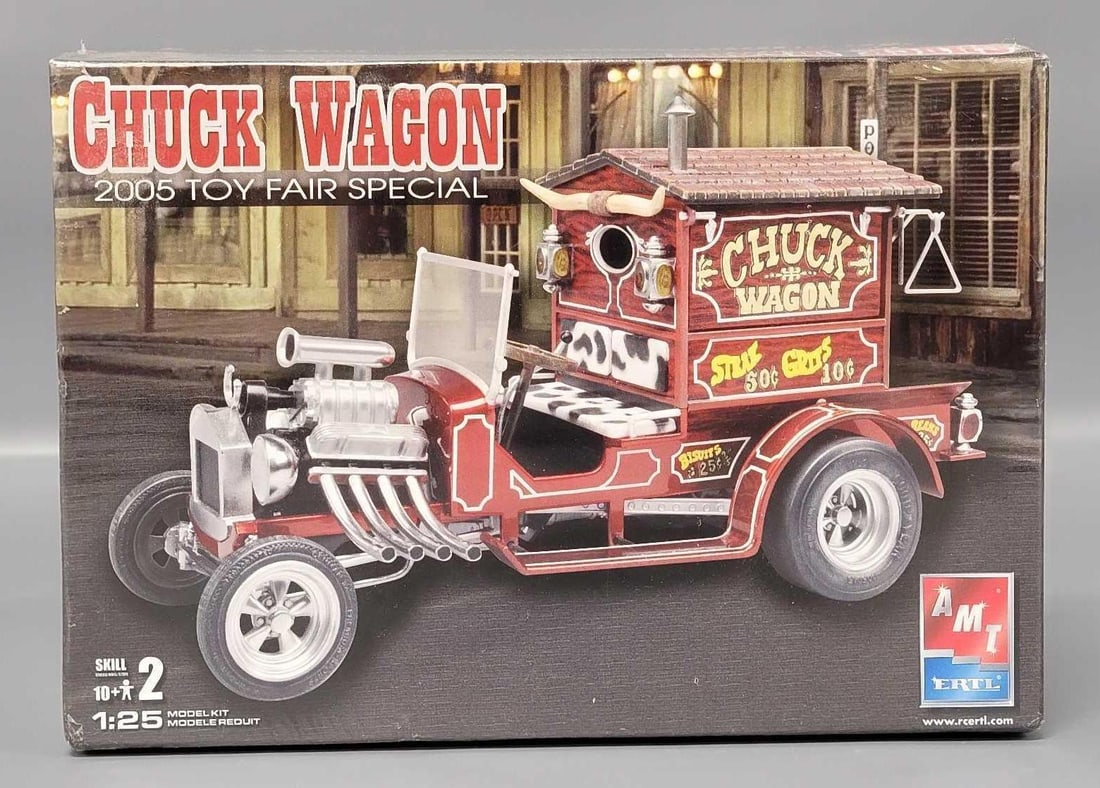 Factory sealed AMT ERTL 2005 Toy Fair Special Chuck Wagon Model Kit (1 of 6)