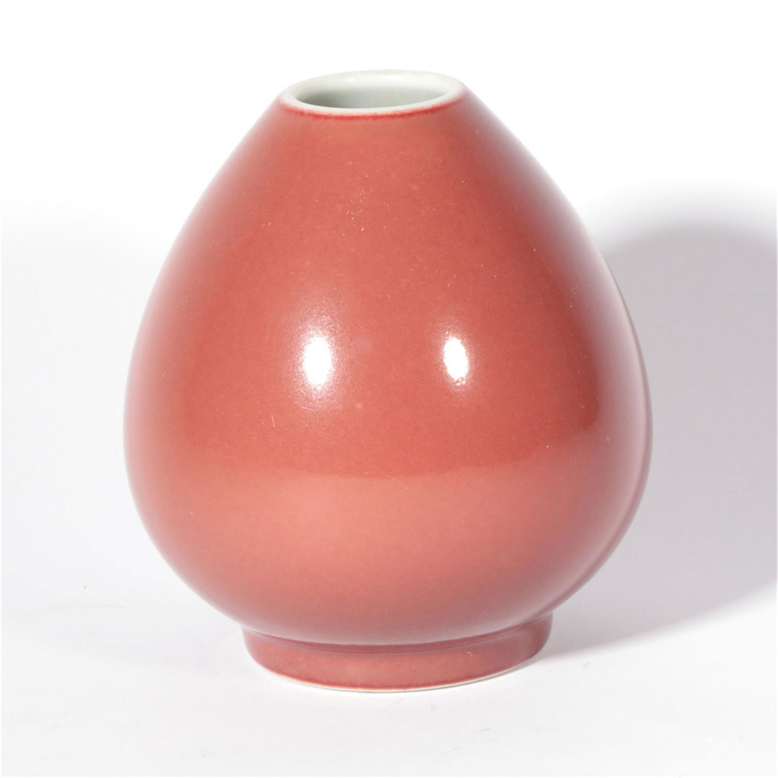 A Copper Red Water Pot of Qing Dynasty (1 of 5)