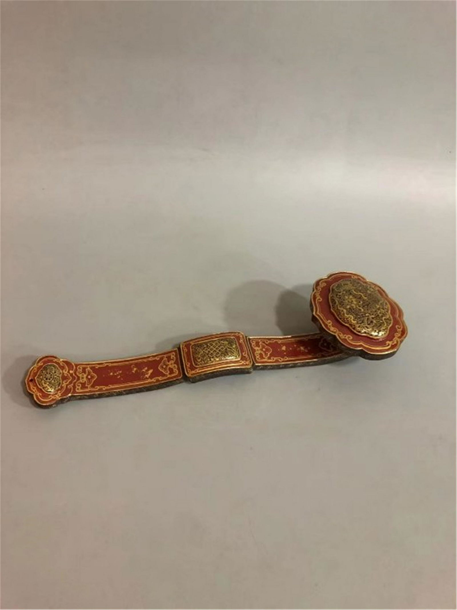An Iron Red and Gilt Ruyi Qing Dynasty (1 of 4)