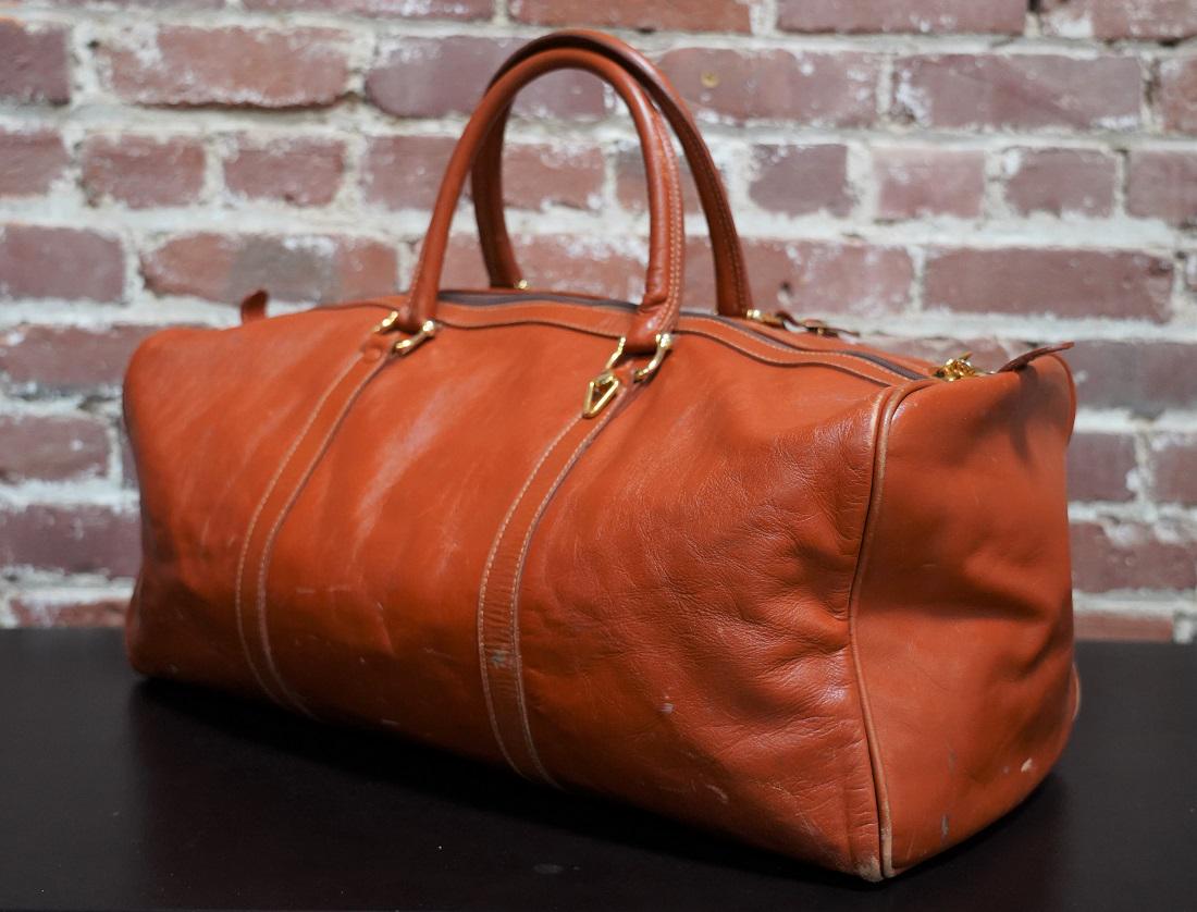 Classic Brown Leather Travel Bag by Asprey (1 of 14)