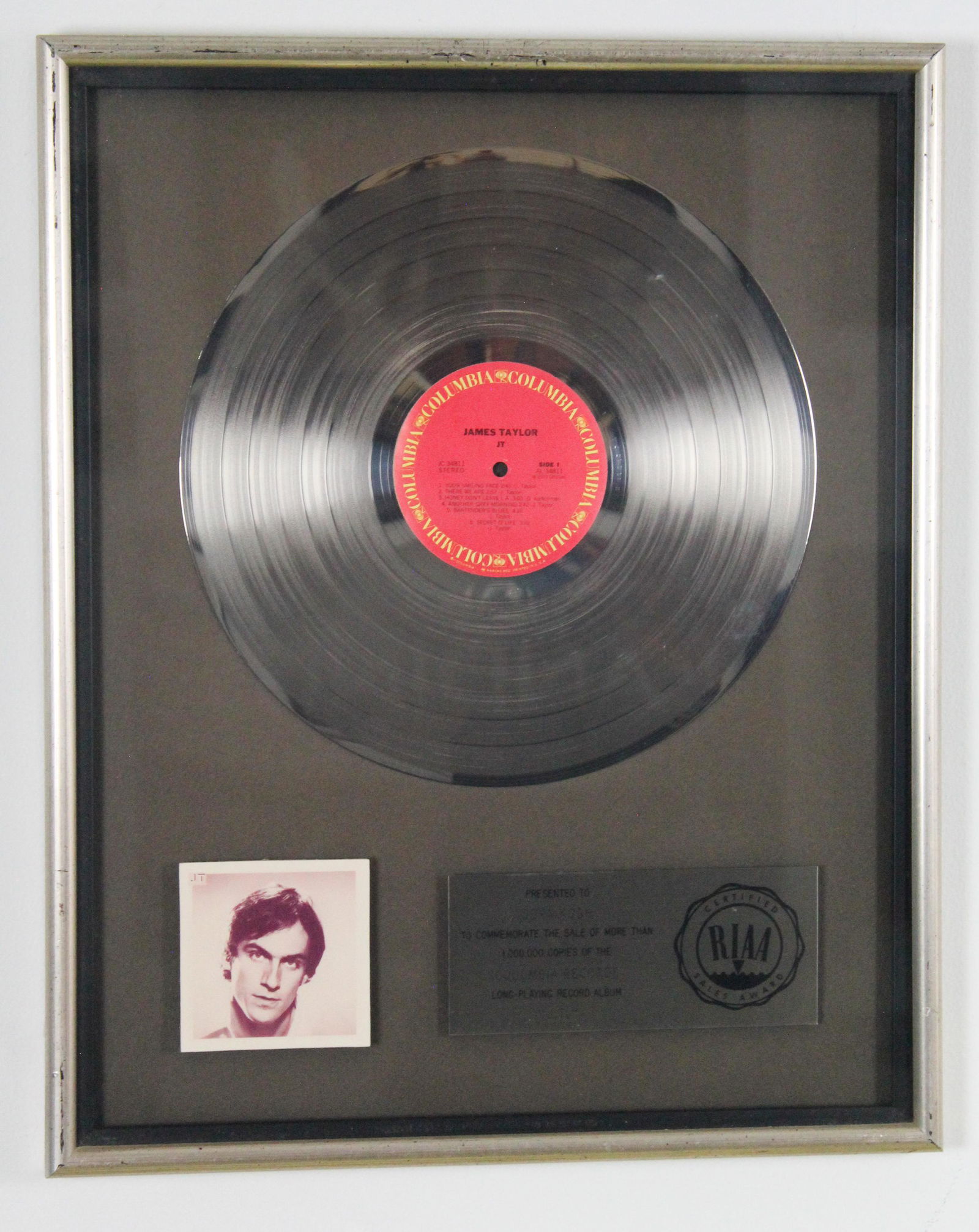 James Taylor JT RIAA Platinum Record Award (1 of 6)