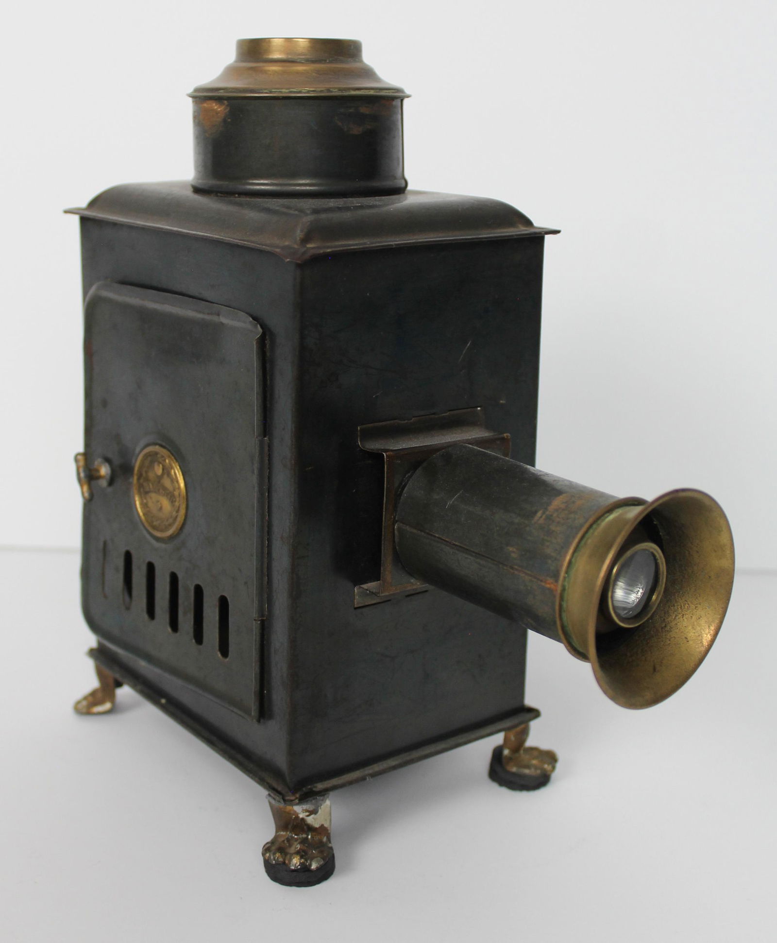 Vintage Majestic Magic Lantern Slide Projector with Adult Slides (1 of 4)