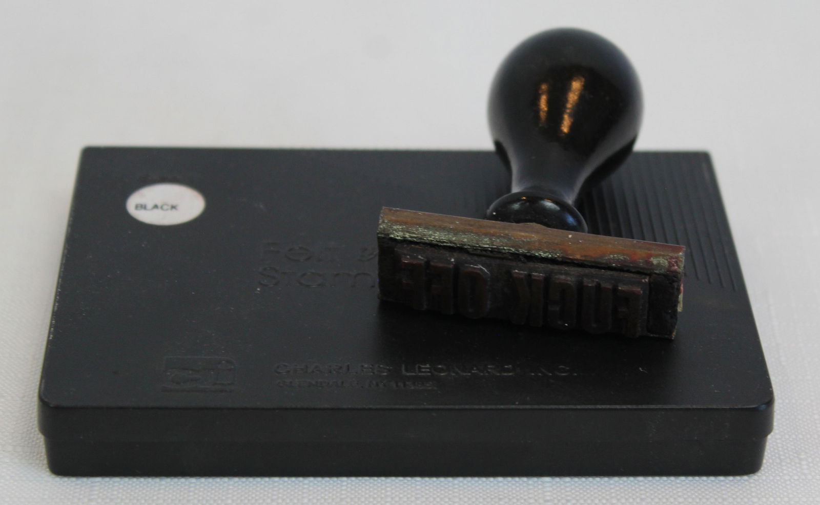 Choicely Worded Rubber Stamp - F**K OFF (1 of 3)