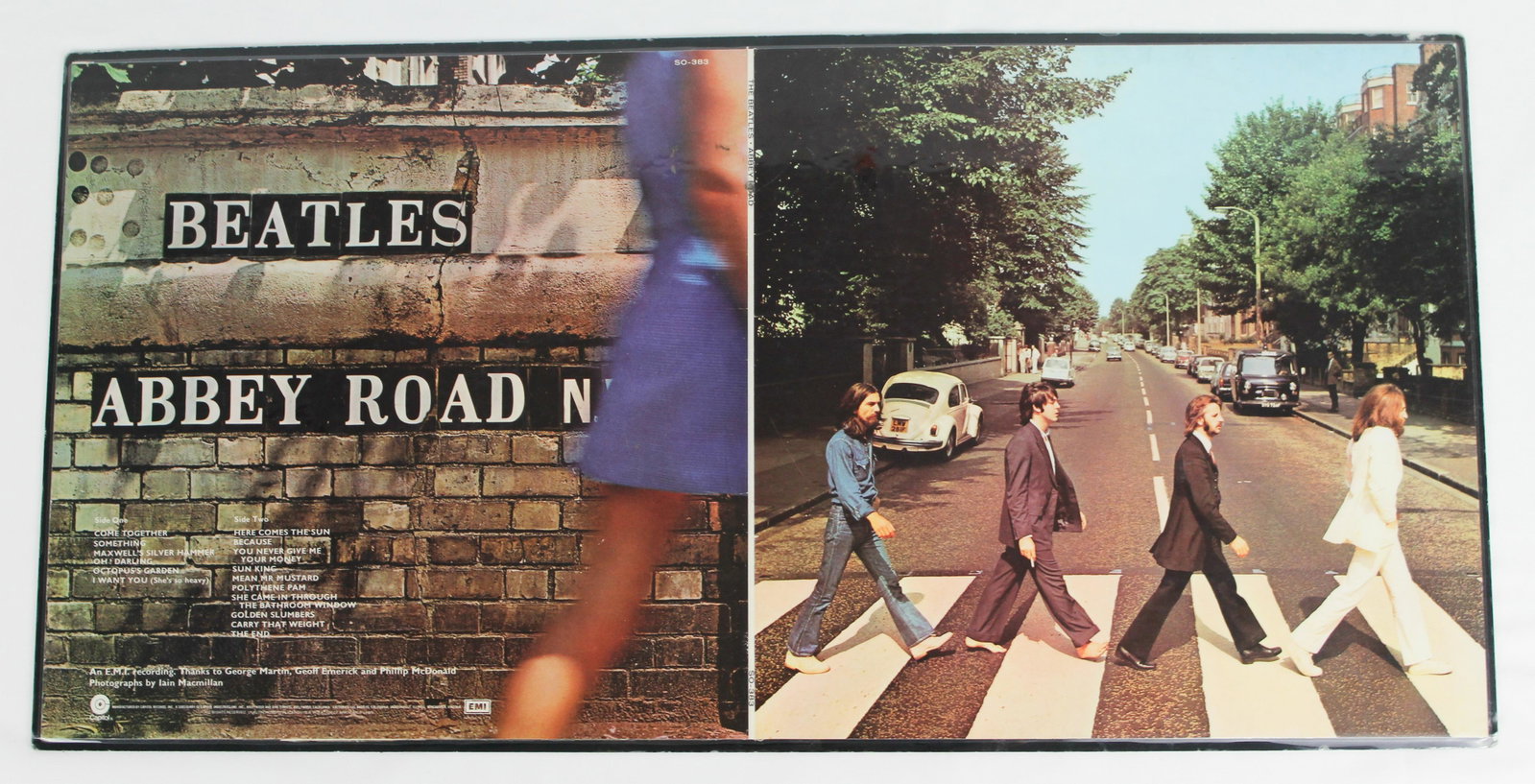 The Beatles Album Cover Desk Mat or Art: The Beatles Album, Abbey Road, Cover Desk Mat Printed, laminated and mounted on thin rubber foam, this feels like a placemat or desk pad / mouse mat. Could be framed or used on a desk or table top. Th