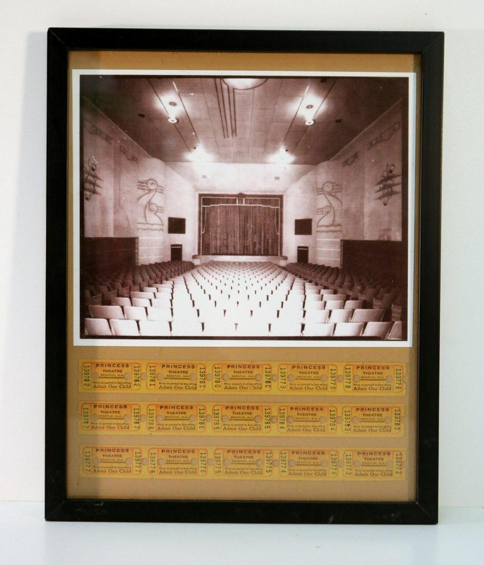 Framed Princess Theatre Decatur Alabama Photo and (1 of 2)