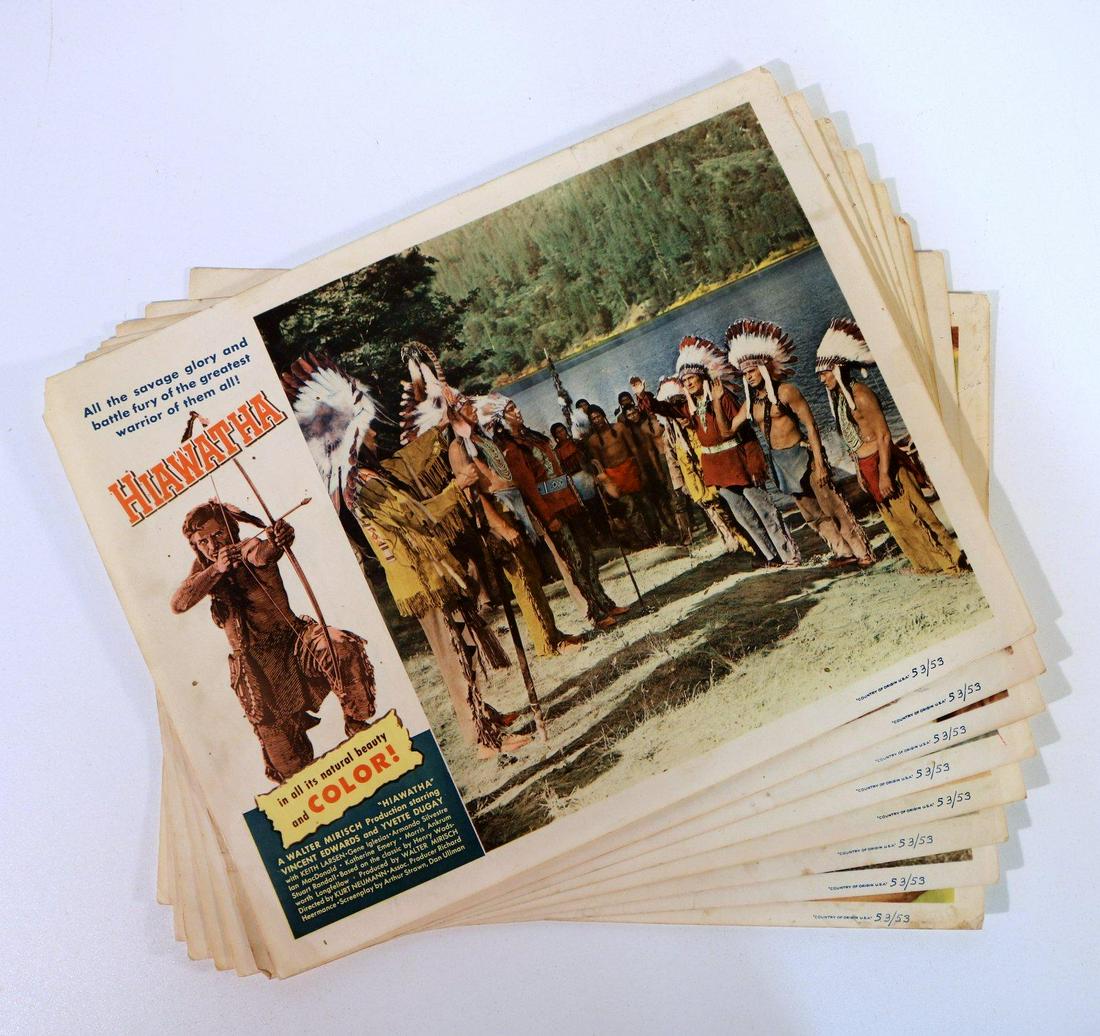 Hiawatha (Walter Mirisch, 1952). Complete Lobby Card (1 of 9)