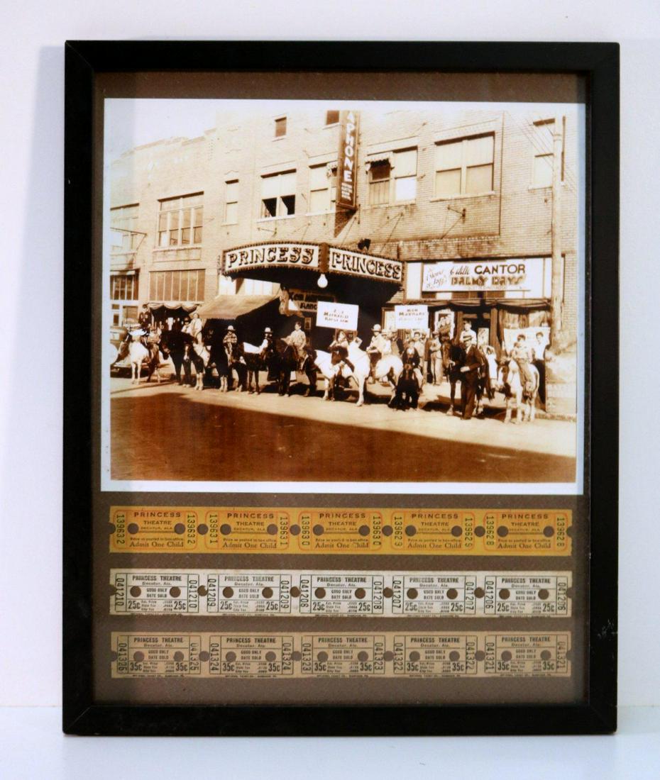 Framed Princess Theatre Decatur Alabama Photo and (1 of 3)