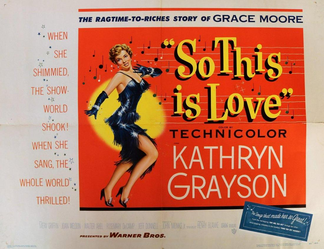 So This is Love (Warner Bros., 1953) Half Sheet (1 of 1)