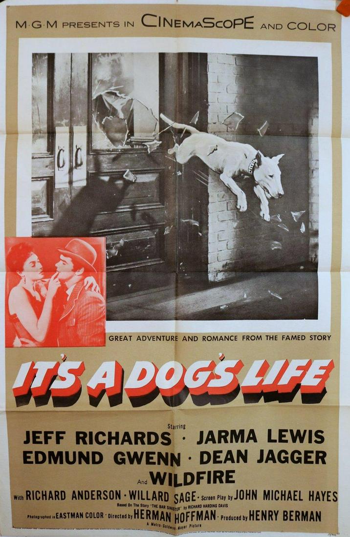 It's a Dog's Life (MGM, 1955). One Sheet (27"x41") Jeff (1 of 2)