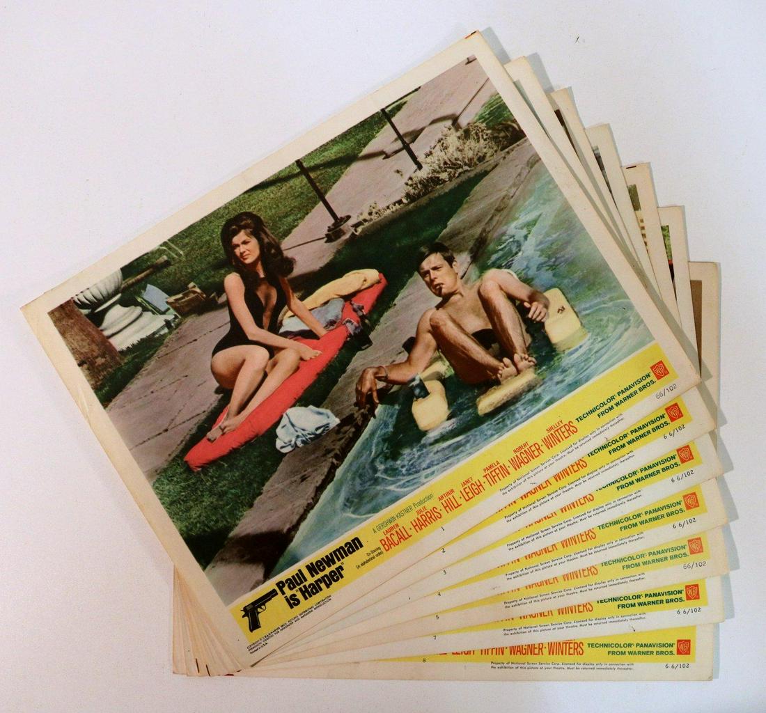 Harper (Warner Bros., 1966). Complete Lobby Card Set (1 of 8)