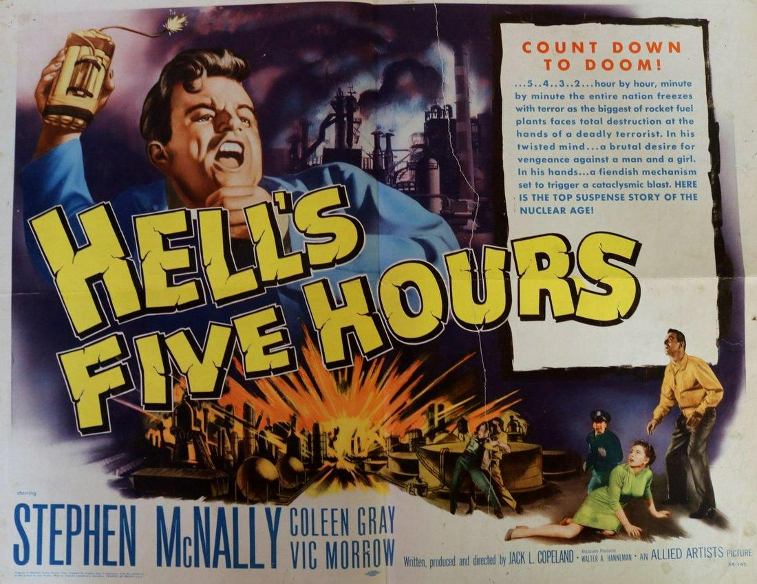 Hell's Five Hours (Allied Artists, 1958) Half Sheet (1 of 3)
