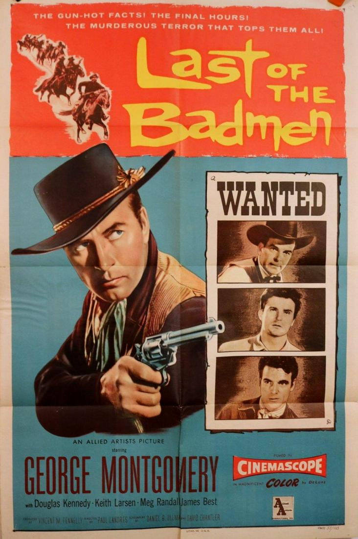 Last of the Badmen (Allied Artists, 1957). One Sheet (1 of 3)