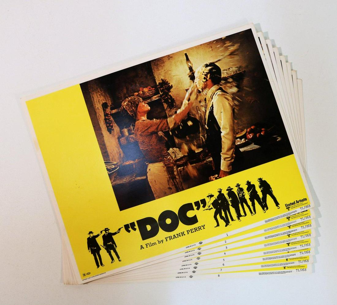 Doc (United Artists, 1971). Complete Lobby Card Set: Doc (United Artists, 1971). Complete Lobby Card Set (11"x14") Stacy Keach Faye Dunaway