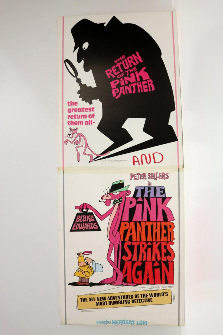 The Return of the Pink Panther and the Pink Panther: The Return of the Pink Panther and the Pink Panther Strikes Again Partial Inserts - Combined Insert (14"x36")