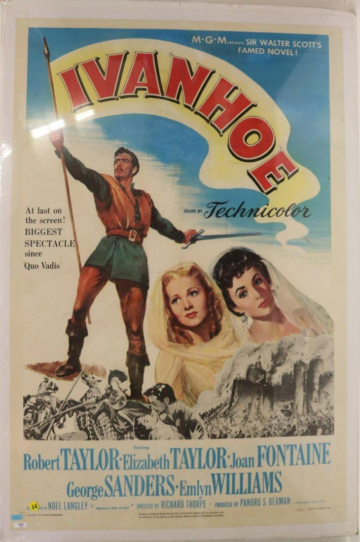 Ivanhoe (MGM, 1952). One Sheet (27"x41") Robert Taylor (1 of 4)