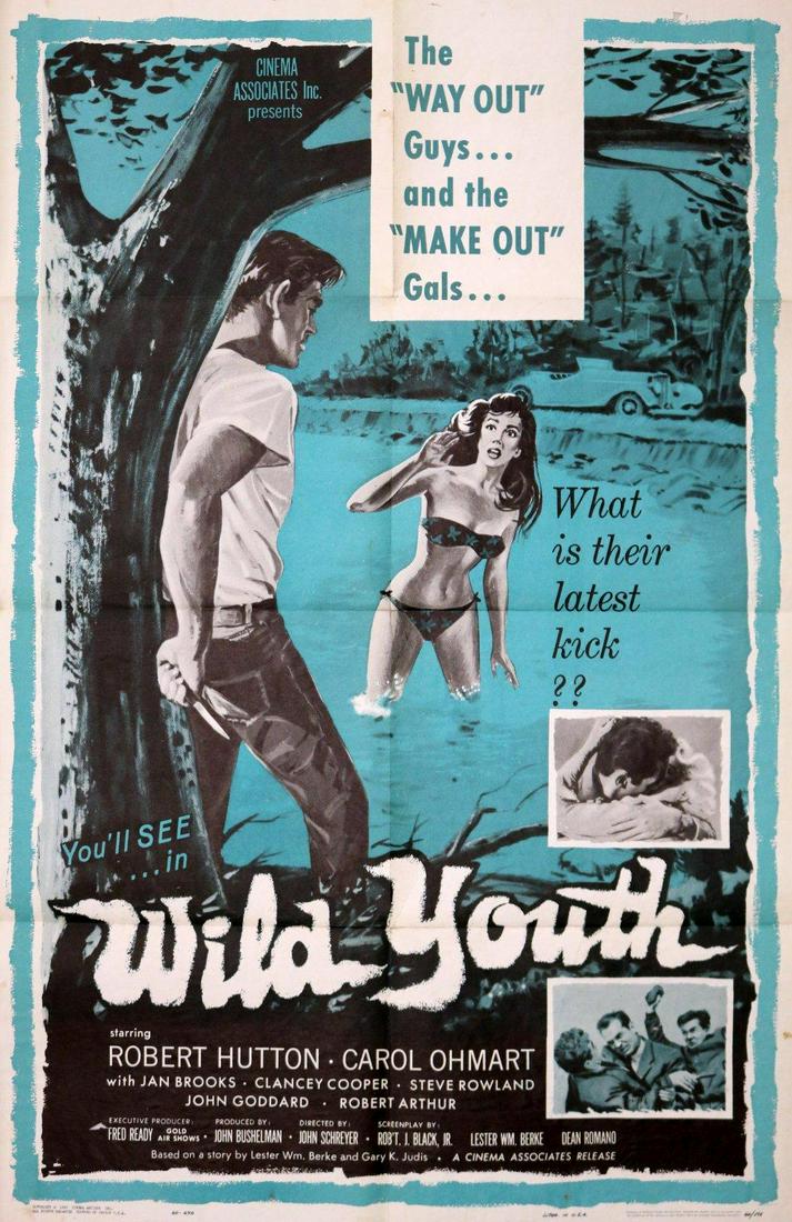 Wild Youth (Cinema Artists., 1960). One Sheet (27"x41") (1 of 2)