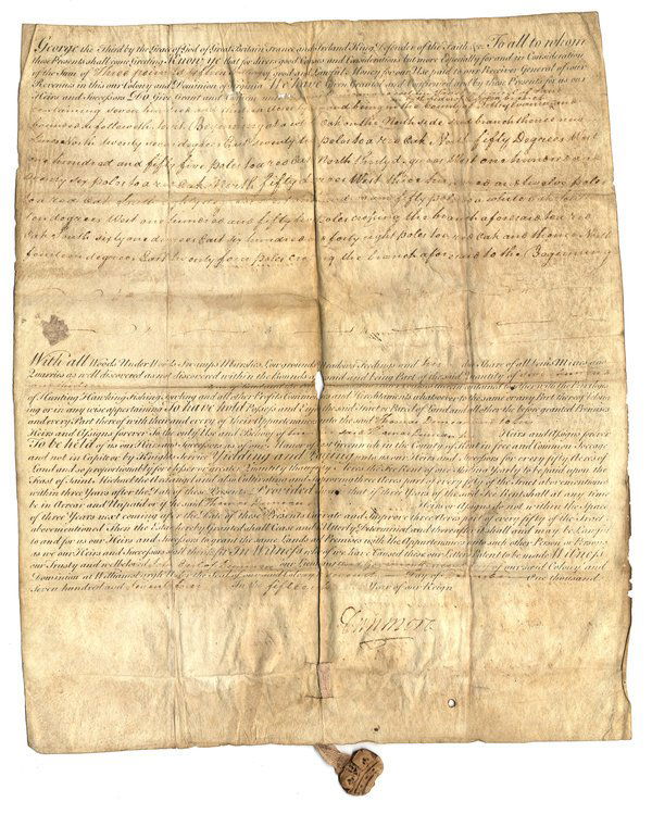 DUNMORE, JOHN MURRAY, Earl of - DS, 1774: DUNMORE, JOHN MURRAY, Earl of British colonial official (1730-1809); Royal Governor of New York; the last Royal Governor of Virginia; initiated a campaign against the Shawnee i