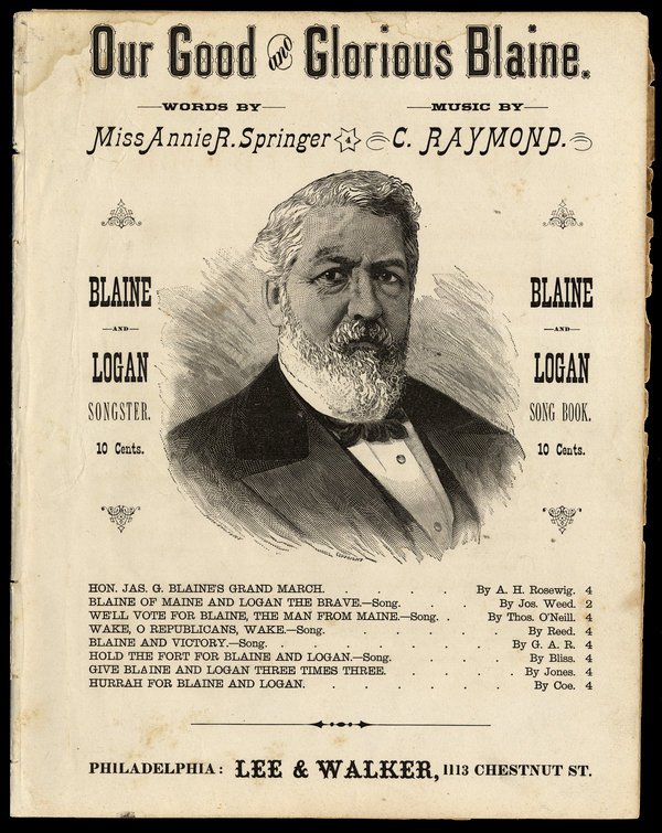 SHEET MUSIC: "Our Good & Glorious Blaine"
