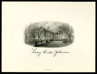 Johnson, Lady Bird - WH Vignette Signed