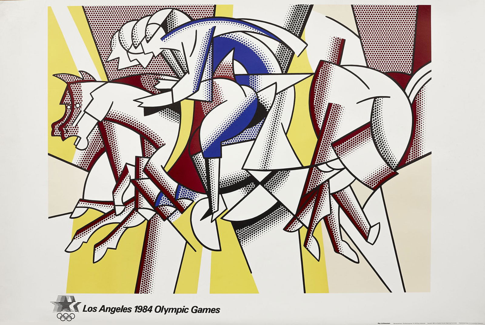 Roy Lichtenstein, The Red Horsemen (1 of 1)