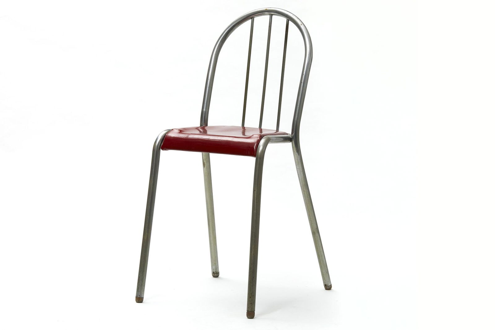 Robert Mallet - Stevens, tubular metal chair: Robert Mallet - Stevens, tubular metal chair ?Publication reference: ?C. Volpi, 'Robert Mallet-Stevens (1886-1945)', Ed. Electa, Milano, 2005, p. 240/241/242. Dimensions (cm): H100 x L42 x P40 cm Dime