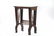 Set of 4 nesting coffee tables in exotic wood with