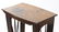 Set of 4 nesting coffee tables in exotic wood with - 4