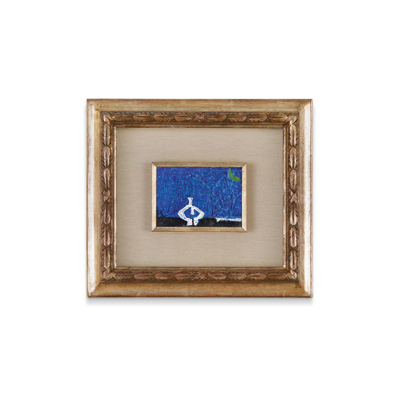 Pentimento: OsvaldoLicini1894 - 1958Exhibition label "Osvaldo Licini", Gallerie Civiche d'Arte Moderna, Palazzo dei Diamanti, Ferrara on the reverseProvenanceCollezione Hellstrom-Ricitelli, A. Piceno, Private col