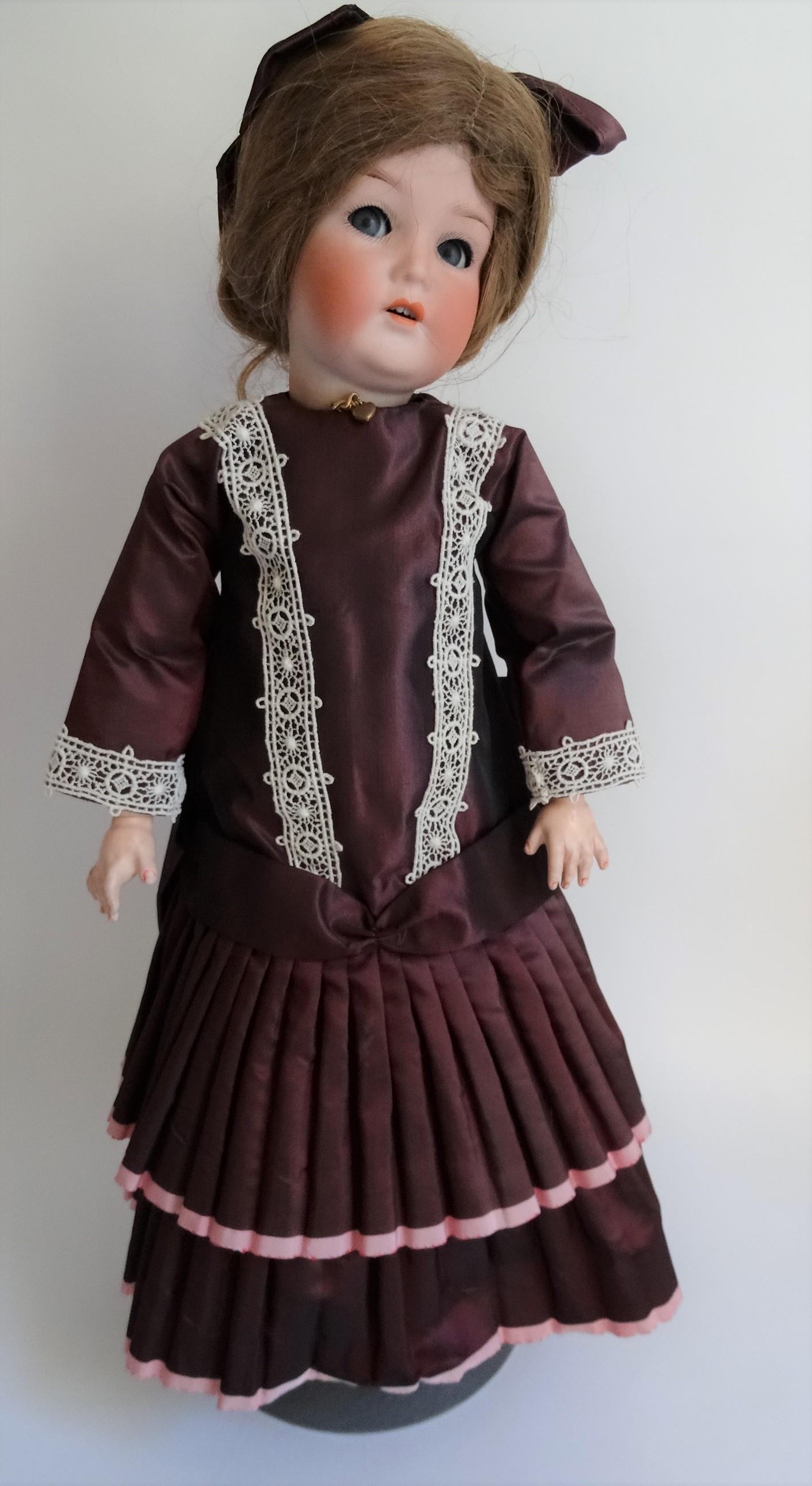 Antique Cuno and Dressel German Doll Flirty eyes 18" (1 of 4)