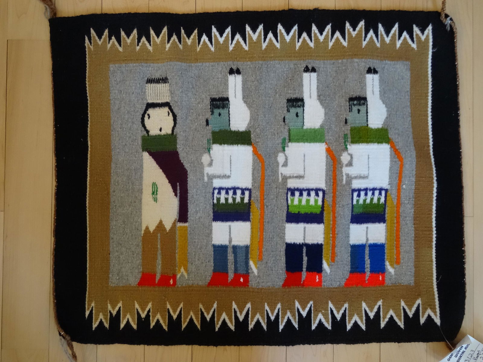 Navajo Four Figure Yei Rug 1950-1960's (1 of 5)