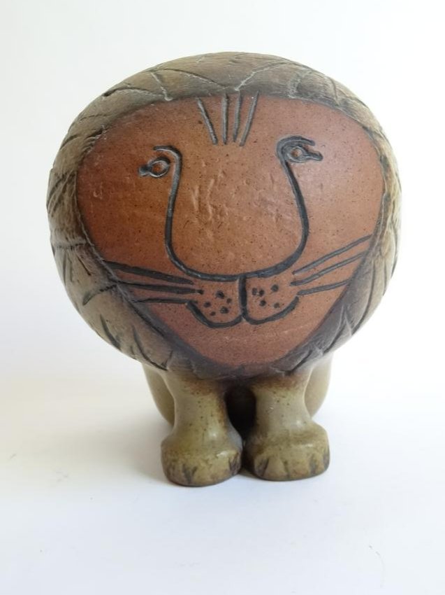 Lisa Larson of Gustavsberg- Sweden  Large Lion Ceramic (1 of 4)