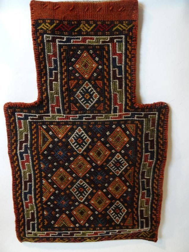Antique Persian Namandan Salt Bag Wool Flatweave (1 of 2)