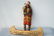 VINTAGE 17" SKOOKUM CHIEF DOLL W/ 19" BIRCH BARK CANOE