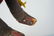 VINTAGE 17" SKOOKUM CHIEF DOLL W/ 19" BIRCH BARK CANOE - 5