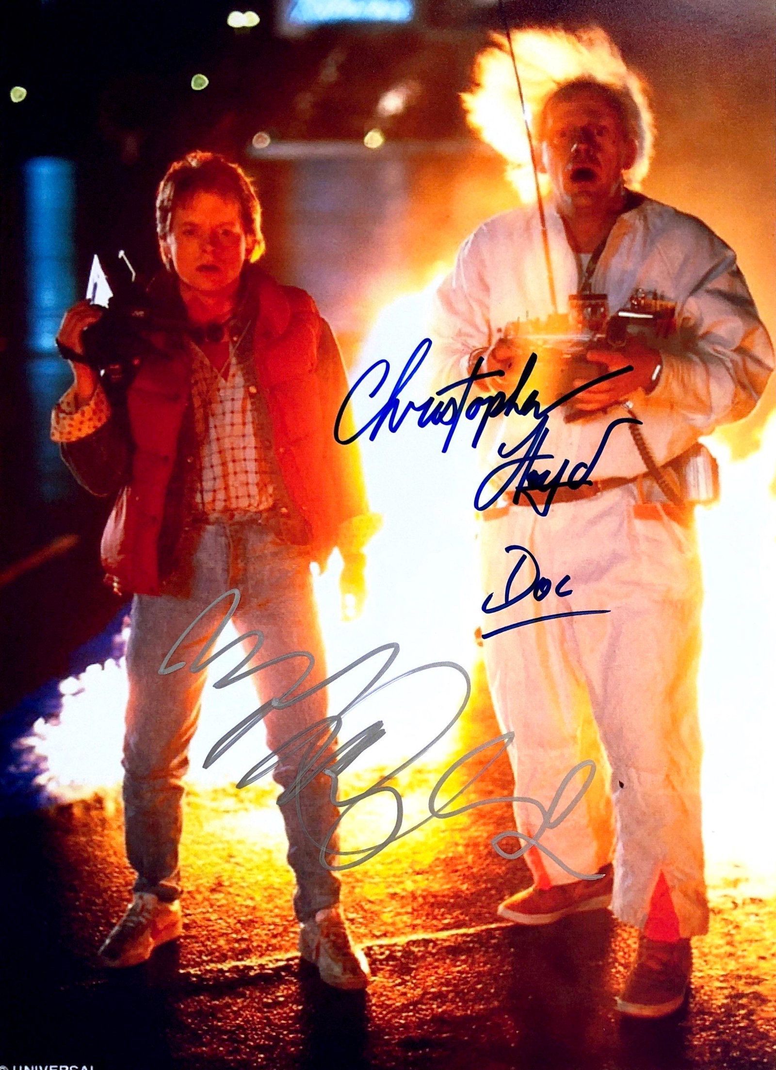 Back to the Future Michael Christopher Lloyd Signed (1 of 1)