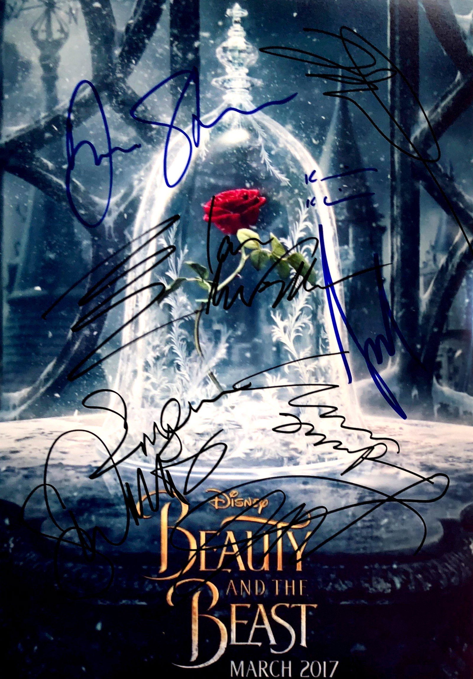 Beauty and the Beast Emma Watson Dan Stevens Signed (1 of 1)