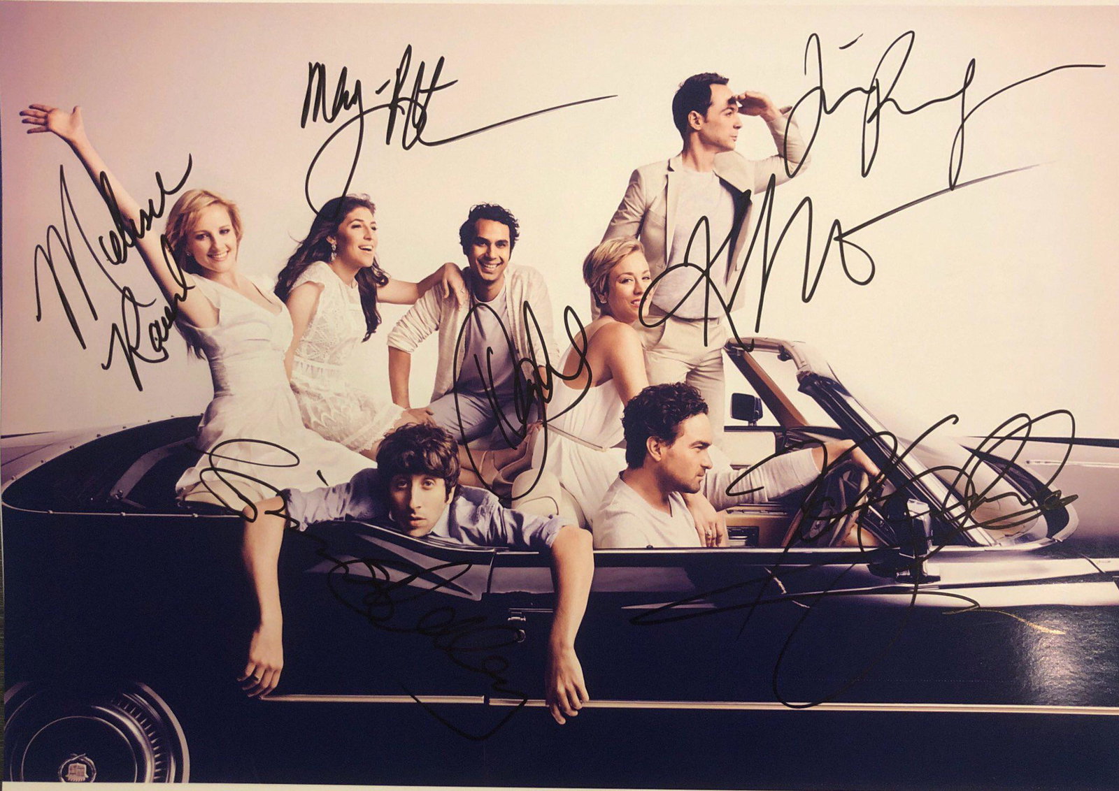 The Big Bang Theory Johnny Galecki Jim Parsons Signed (1 of 1)
