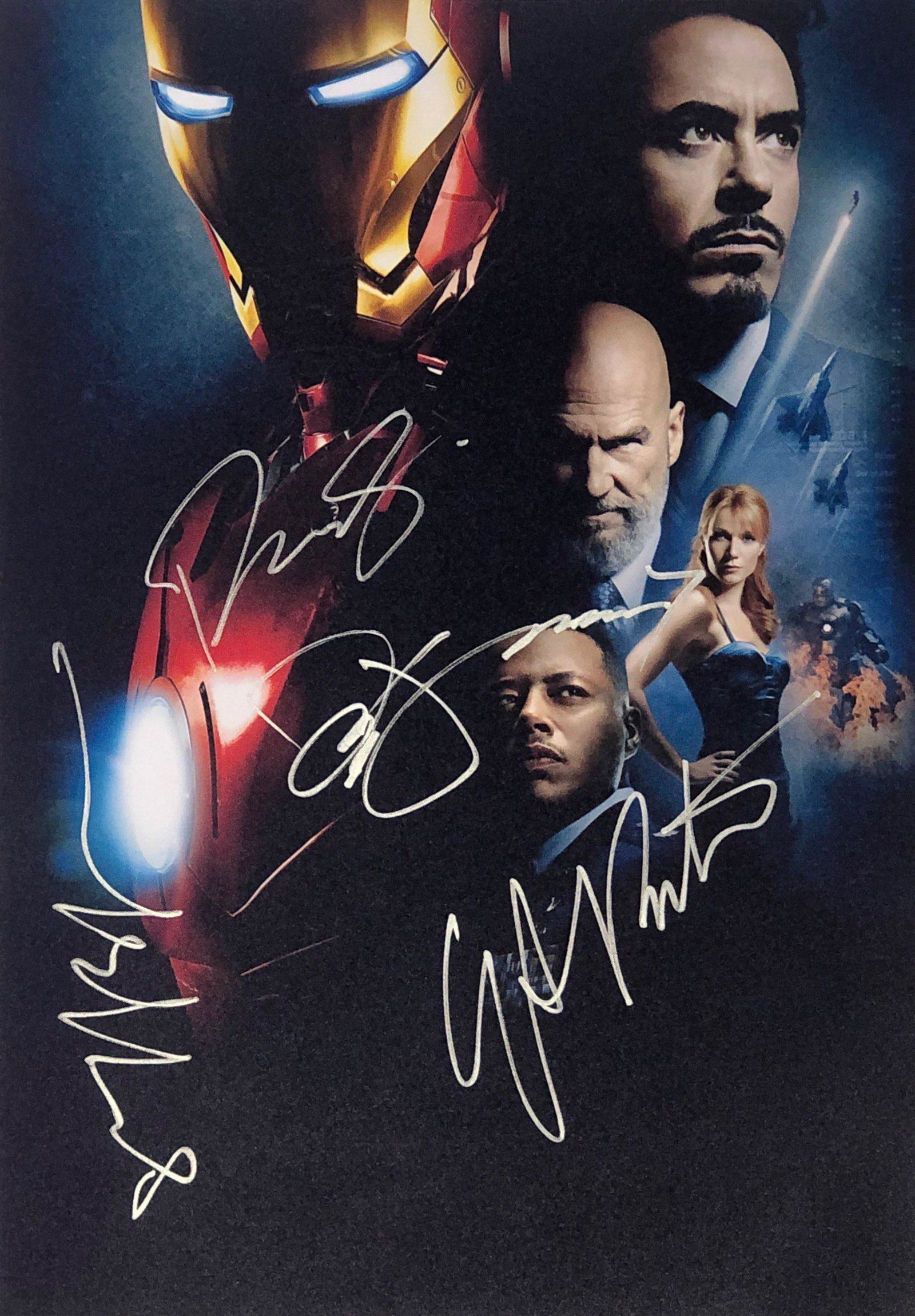 Iron Man Robert Downey Jr. Gwyneth Paltrow Signed (1 of 1)